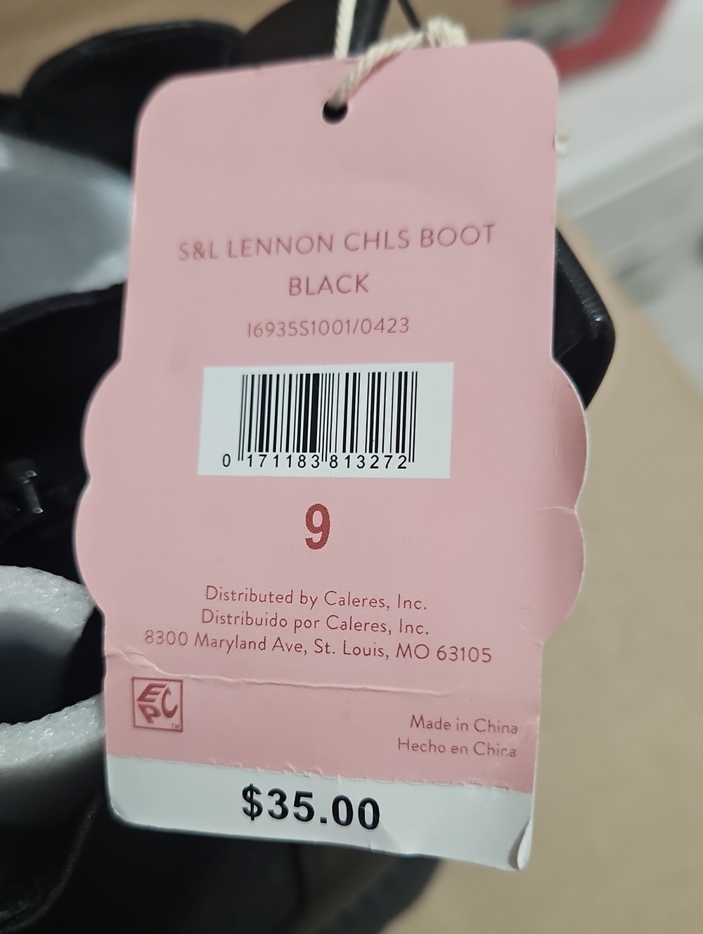 Sam & Libby Black Ankle Boot
